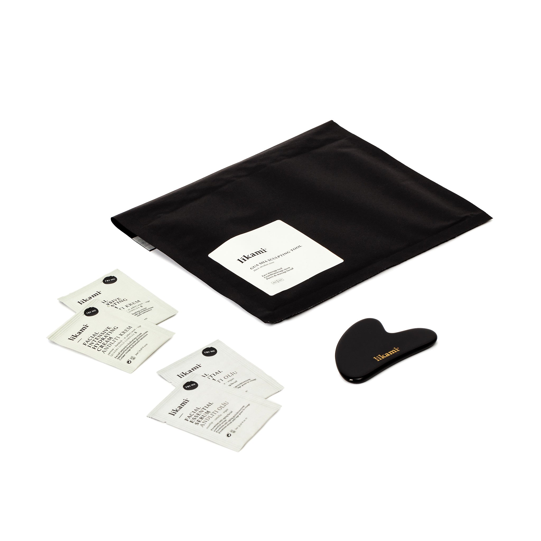 Gua Sha Sculpting Tool & Sample Sachets